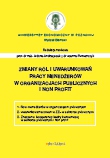 Zmiany ról i uwarunkowań pracy menedżerów 
w organizacjach publicznych i non profit